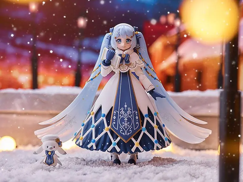 Character Vocal Series 01: Hatsune Miku Figma Action Figure Snow Miku: Glowing Snow Ver. 14 cm product photo