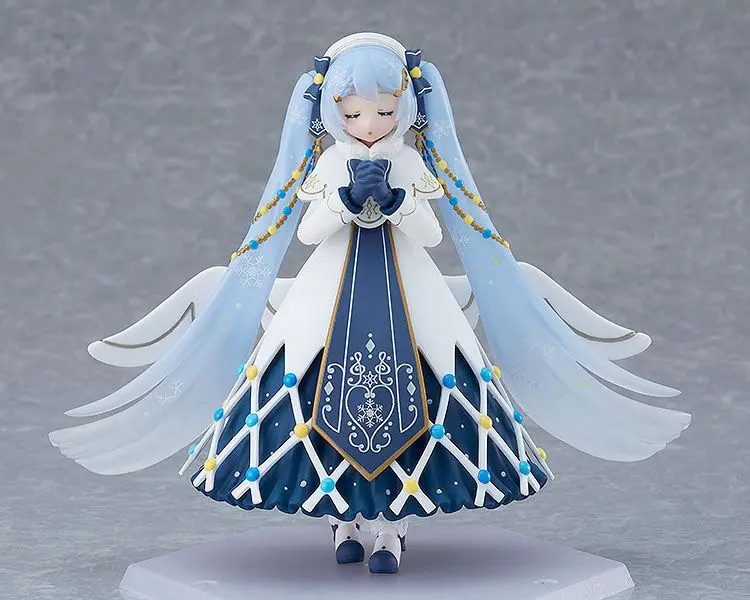 Character Vocal Series 01: Hatsune Miku Figma Action Figure Snow Miku: Glowing Snow Ver. 14 cm product photo
