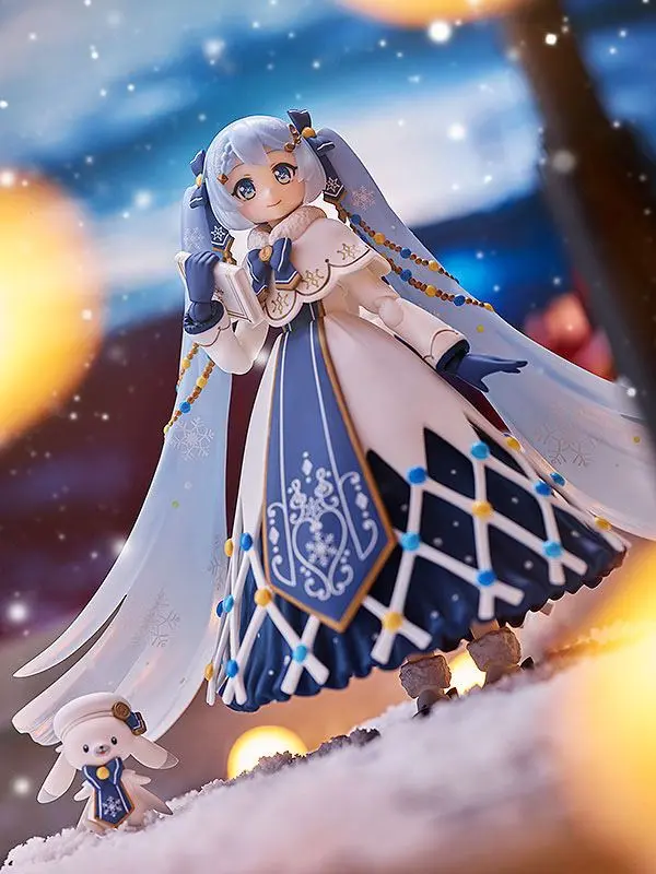 Character Vocal Series 01: Hatsune Miku Figma Action Figure Snow Miku: Glowing Snow Ver. 14 cm product photo