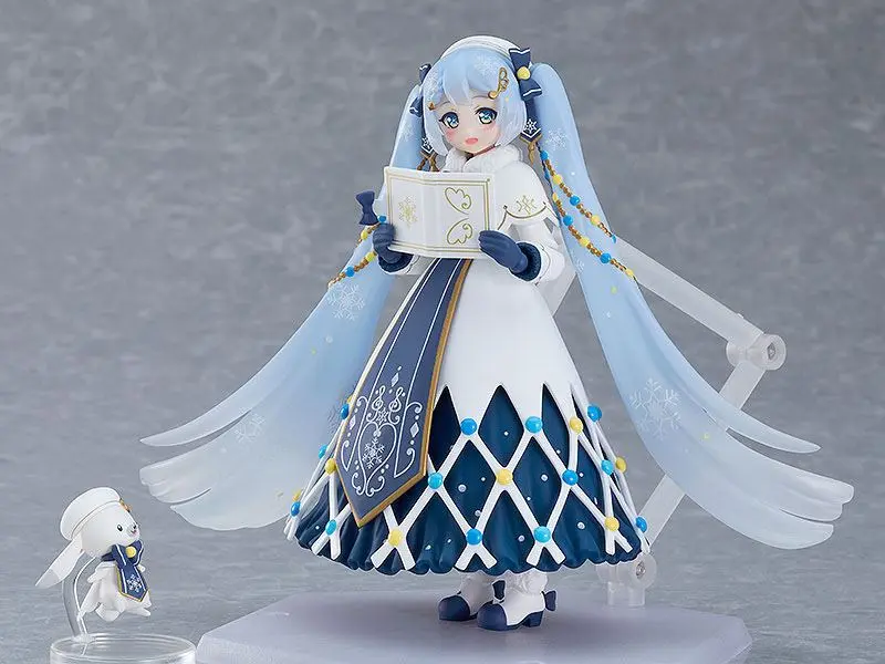 Character Vocal Series 01: Hatsune Miku Figma Action Figure Snow Miku: Glowing Snow Ver. 14 cm product photo