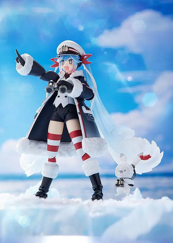 Character Vocal Series 01: Hatsune Miku Figma Action Figure Snow Miku: Grand Voyage Ver. 13 cm product photo
