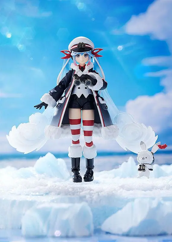 Character Vocal Series 01: Hatsune Miku Figma Action Figure Snow Miku: Grand Voyage Ver. 13 cm product photo