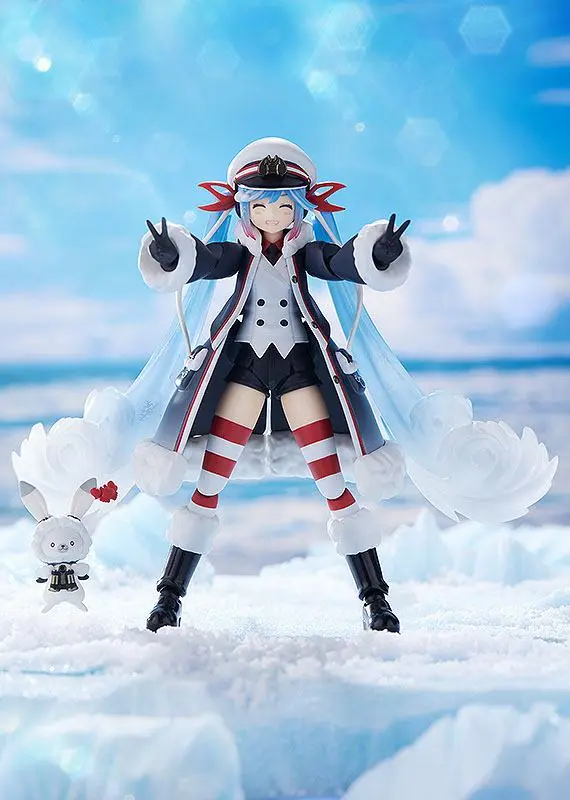 Character Vocal Series 01: Hatsune Miku Figma Action Figure Snow Miku: Grand Voyage Ver. 13 cm product photo