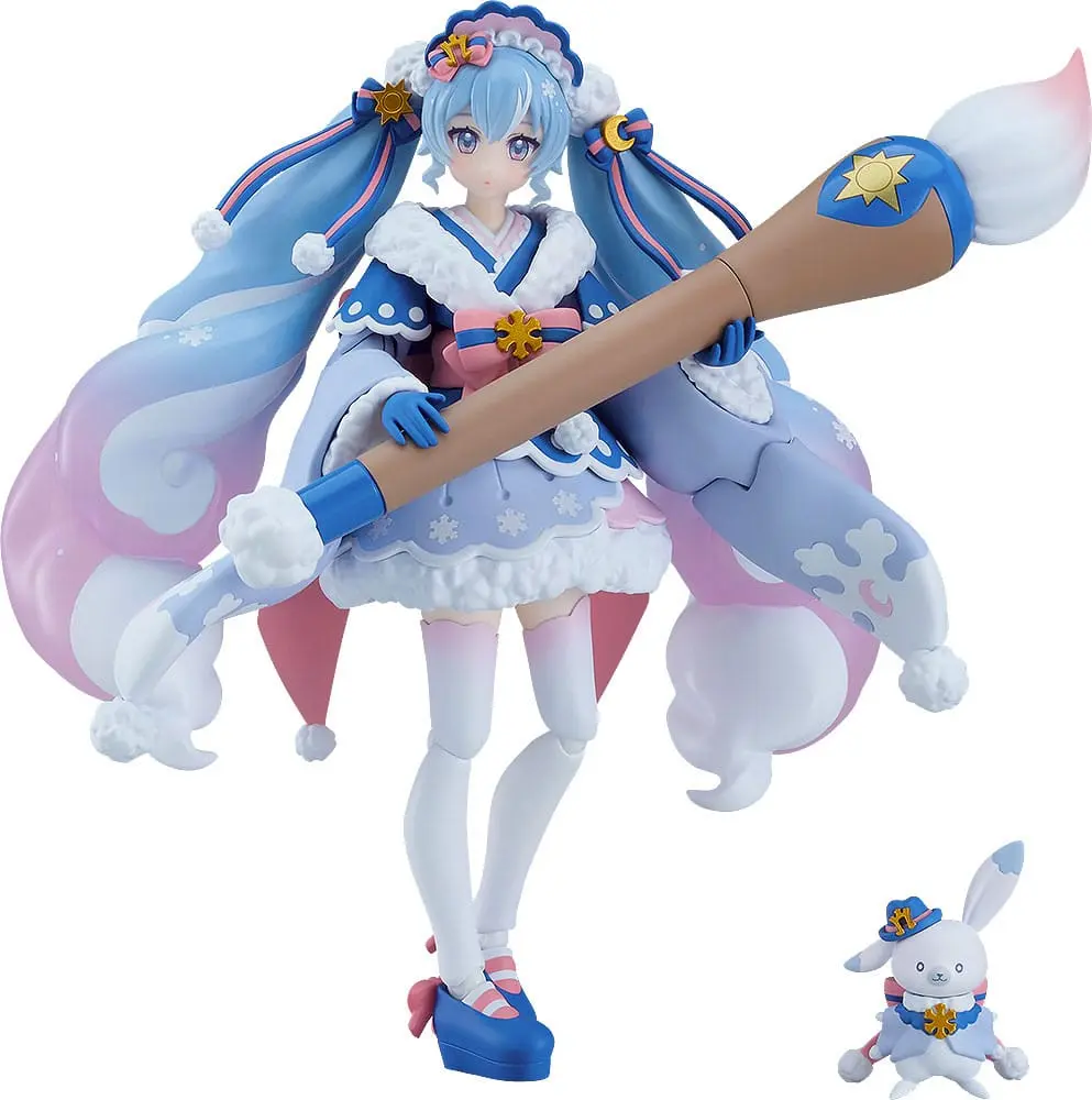 Character Vocal Series 01: Hatsune Miku Figma Action Figure Snow Miku: Serene Winter Ver. 13 cm termékfotó