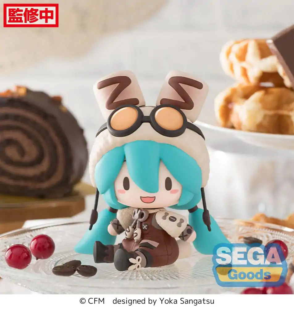 Character Vocal Series 01: Hatsune Miku Fuwa Petit Chibi Figure Hatsune Miku Marshmallow Hot Cocoa 10 cm product photo