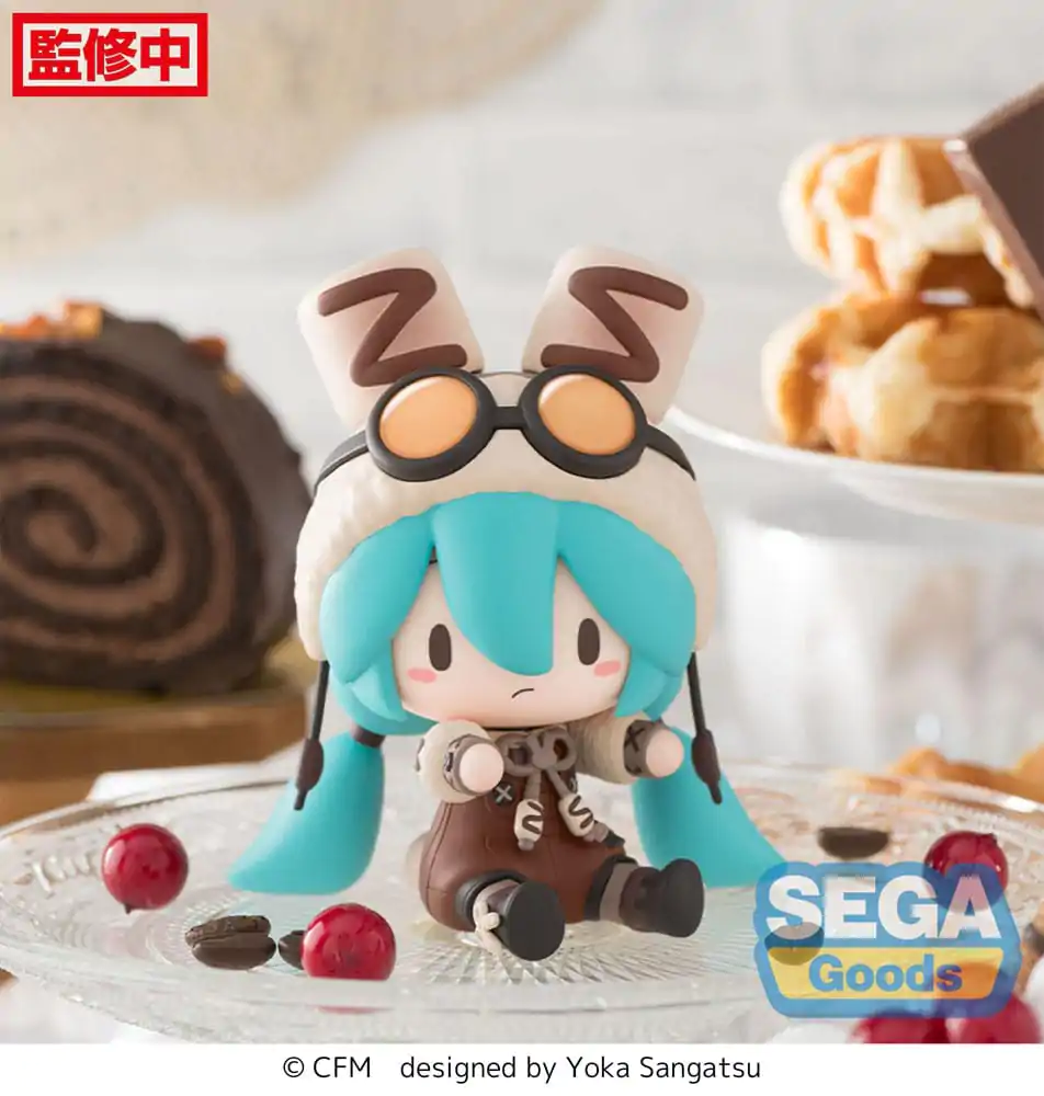 Character Vocal Series 01: Hatsune Miku Fuwa Petit Chibi Figure Hatsune Miku Marshmallow Hot Cocoa 10 cm product photo