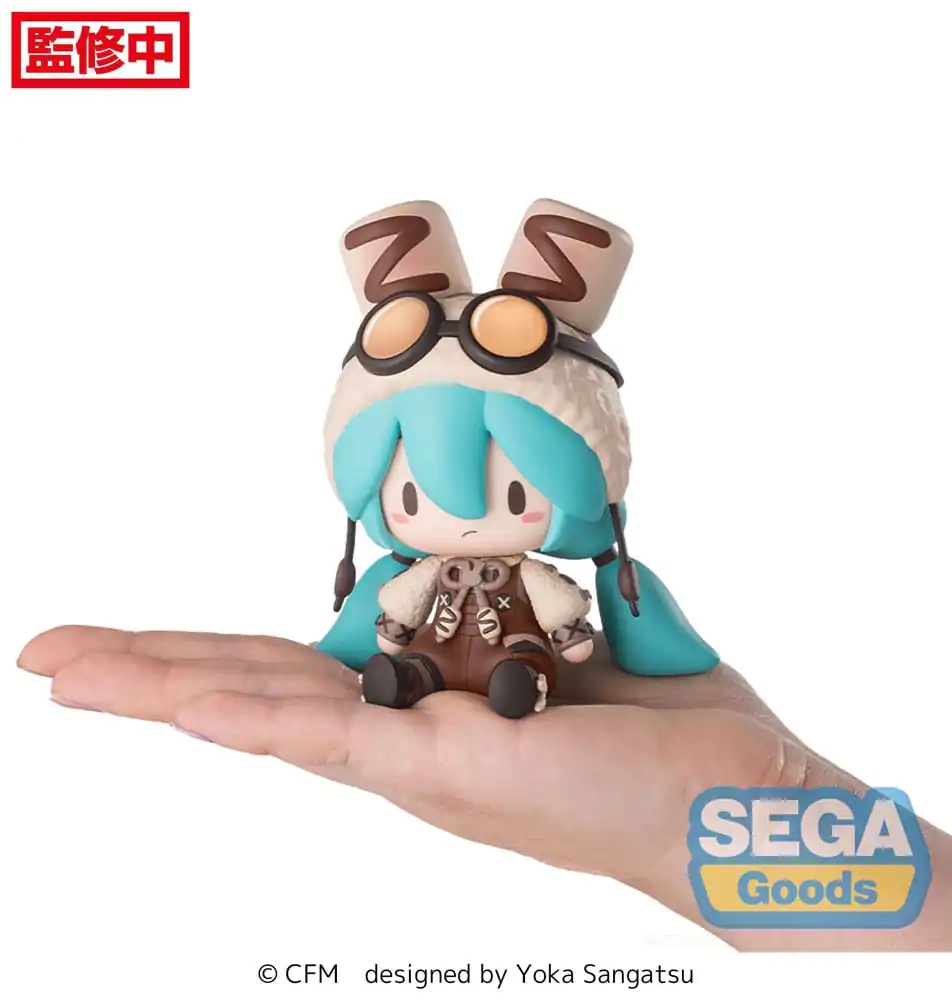 Character Vocal Series 01: Hatsune Miku Fuwa Petit Chibi Figure Hatsune Miku Marshmallow Hot Cocoa 10 cm product photo