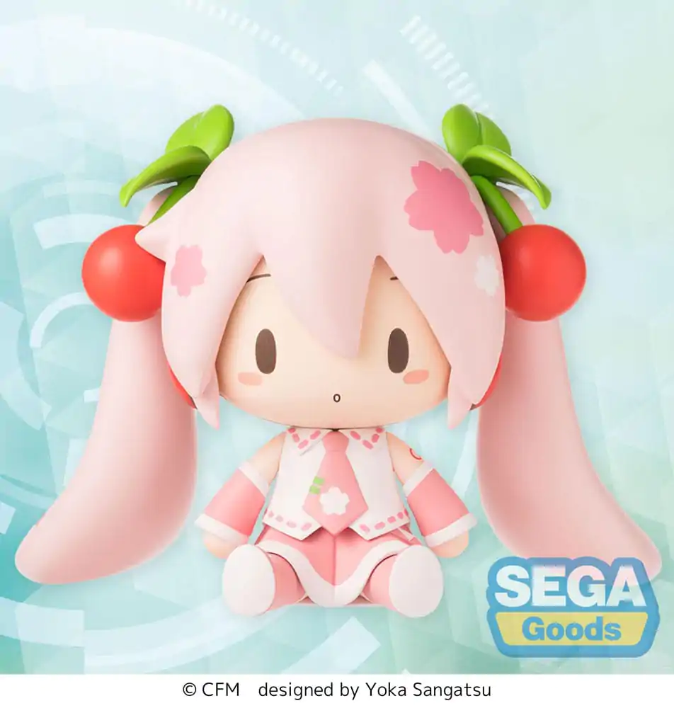 Character Vocal Series 01: Hatsune Miku Fuwa Petit Chibi Figure Sakura Miku 8 cm  product photo