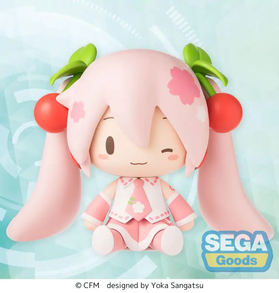 Character Vocal Series 01: Hatsune Miku Fuwa Petit Chibi Figure Sakura Miku 8 cm  product photo