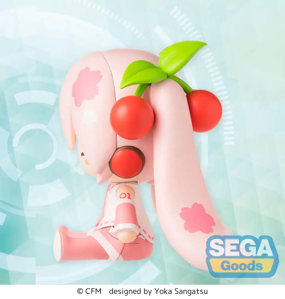 Character Vocal Series 01: Hatsune Miku Fuwa Petit Chibi Figure Sakura Miku 8 cm  product photo