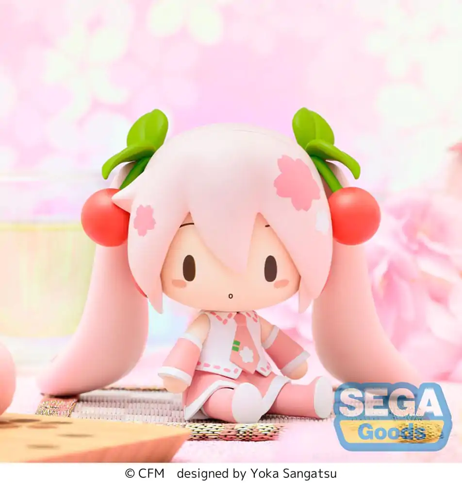Character Vocal Series 01: Hatsune Miku Fuwa Petit Chibi Figure Sakura Miku 8 cm  product photo