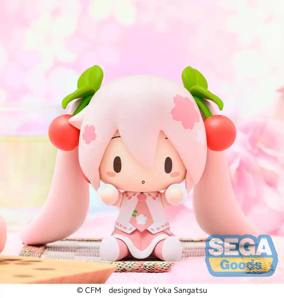 Character Vocal Series 01: Hatsune Miku Fuwa Petit Chibi Figure Sakura Miku 8 cm  product photo