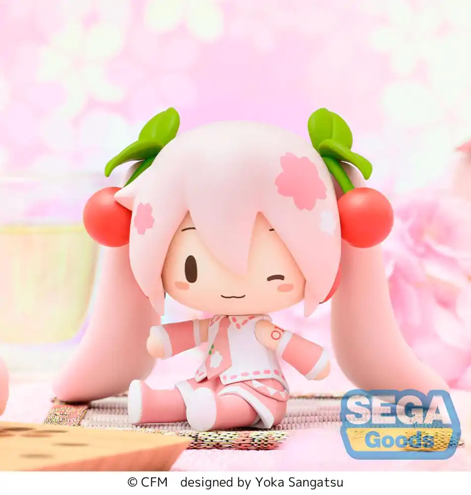Character Vocal Series 01: Hatsune Miku Fuwa Petit Chibi Figure Sakura Miku 8 cm  product photo