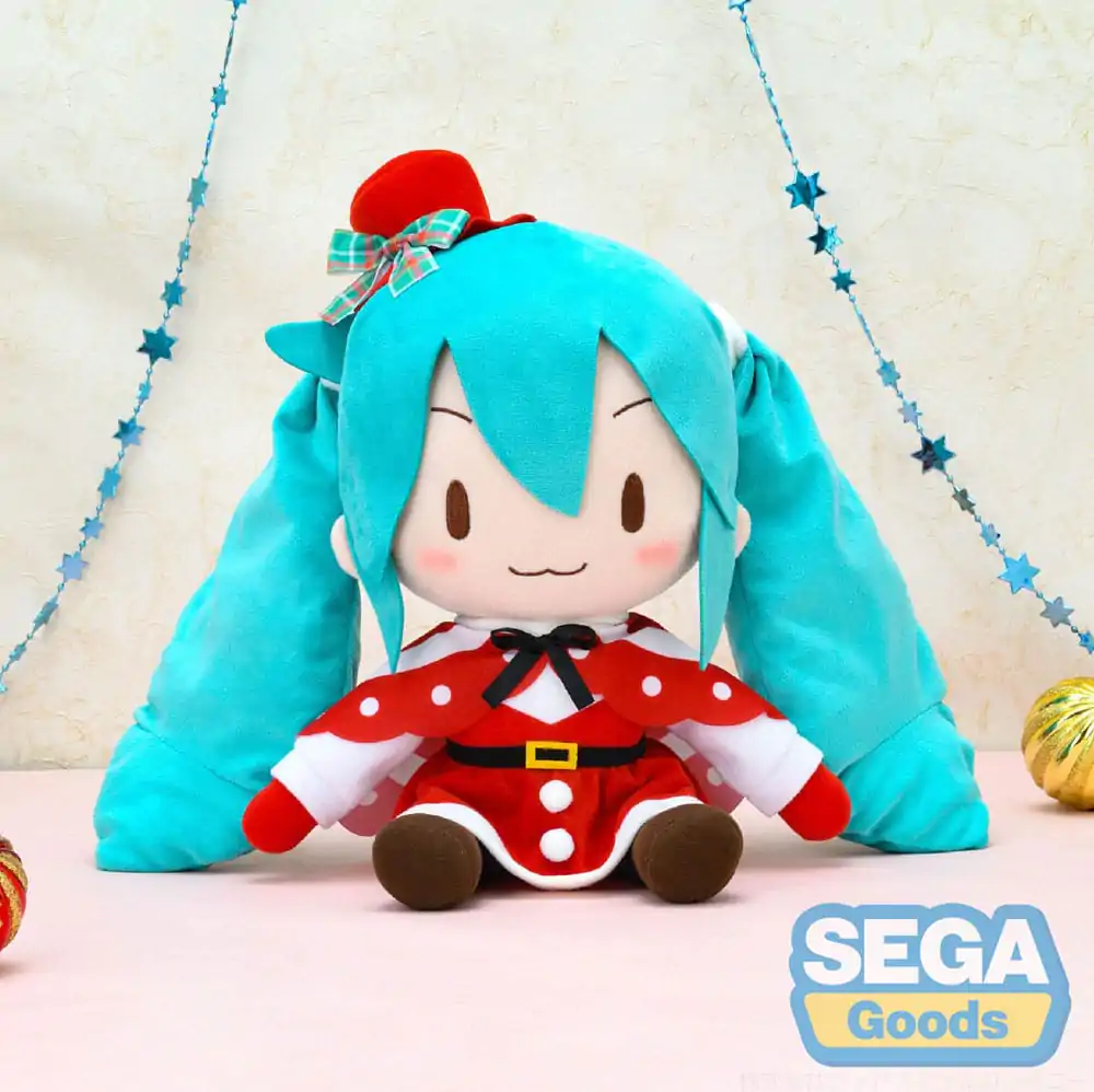Character Vocal Series 01: Hatsune Miku Fuwa Petit Plush Figure Hatsune Miku Christmas LL 35 cm product photo