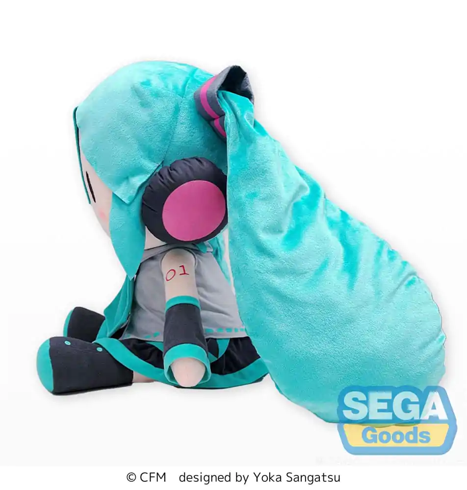 Character Vocal Series 01: Hatsune Miku Fuwa Petit Plush Figure Hatsune Miku Dodeka Jumbo 50 cm product photo