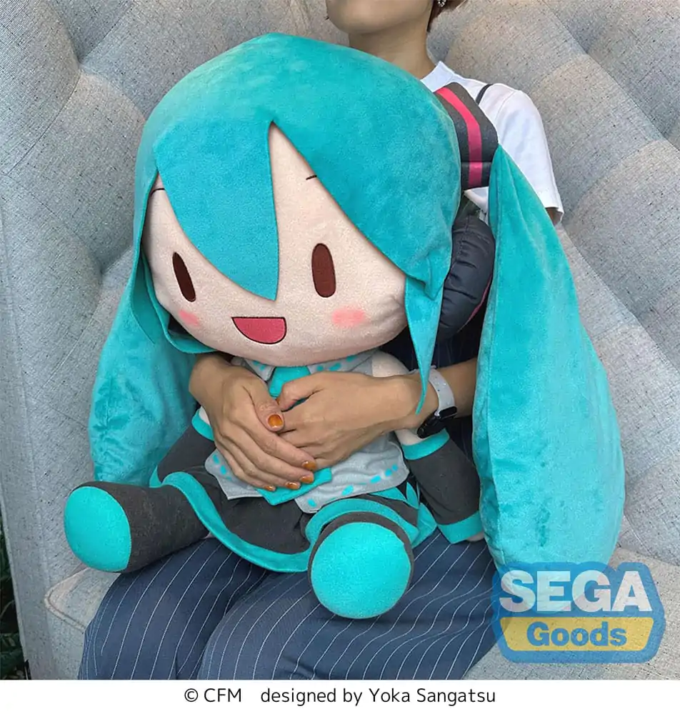 Character Vocal Series 01: Hatsune Miku Fuwa Petit Plush Figure Hatsune Miku Dodeka Jumbo 50 cm product photo