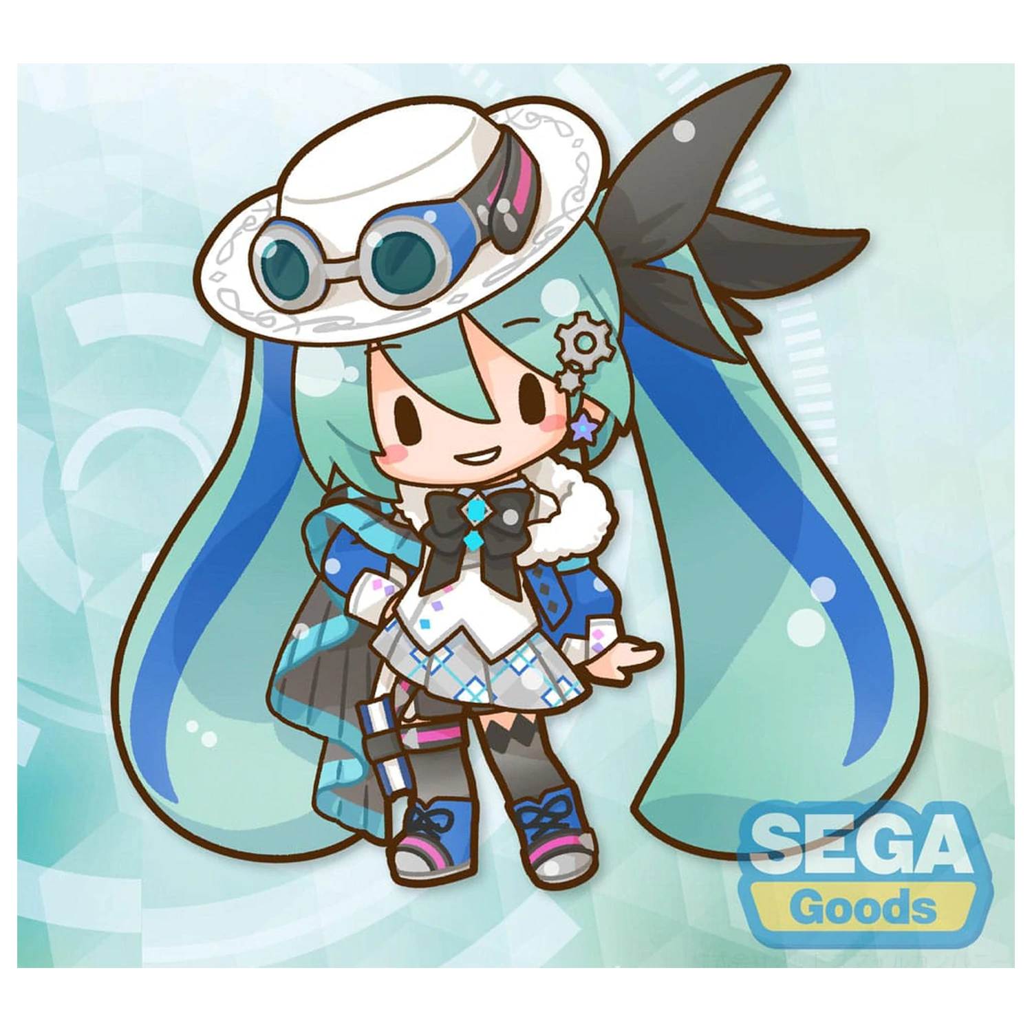 Character Vocal Series 01: Hatsune Miku Fuwa Petit Plush Figure Hatsune Miku Miku with you 2025 LL 45 cm        product photo