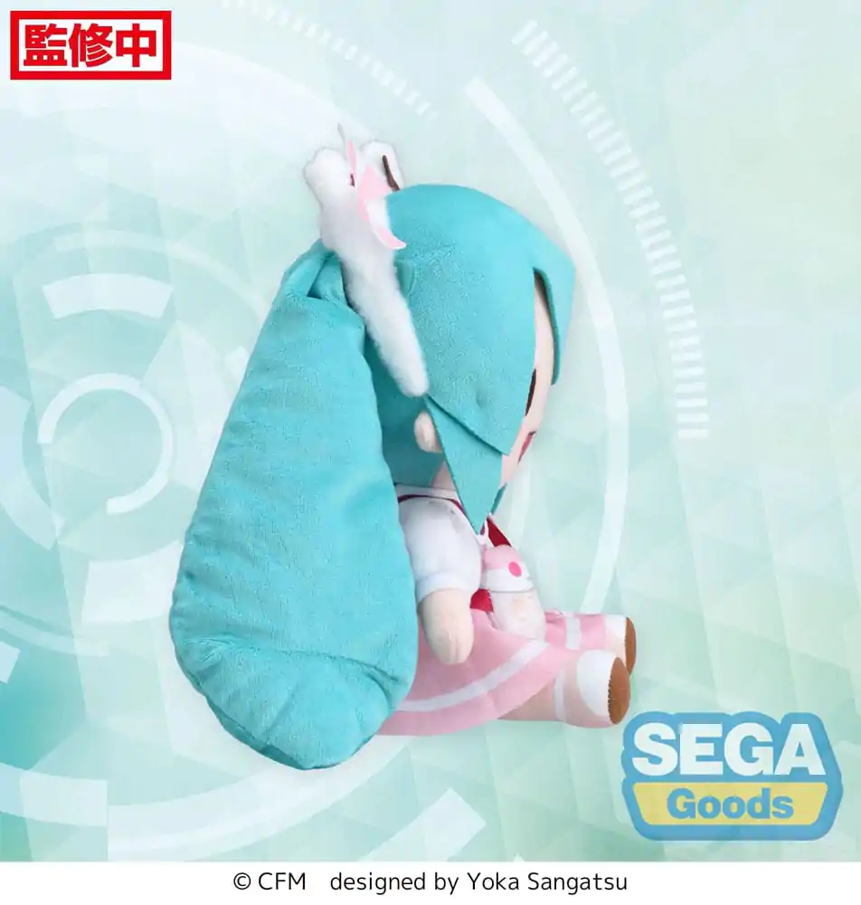 Character Vocal Series 01: Hatsune Miku Fuwa Petit Plush Figure Hatsune Miku Theme Park Ver. M 25 cm product photo