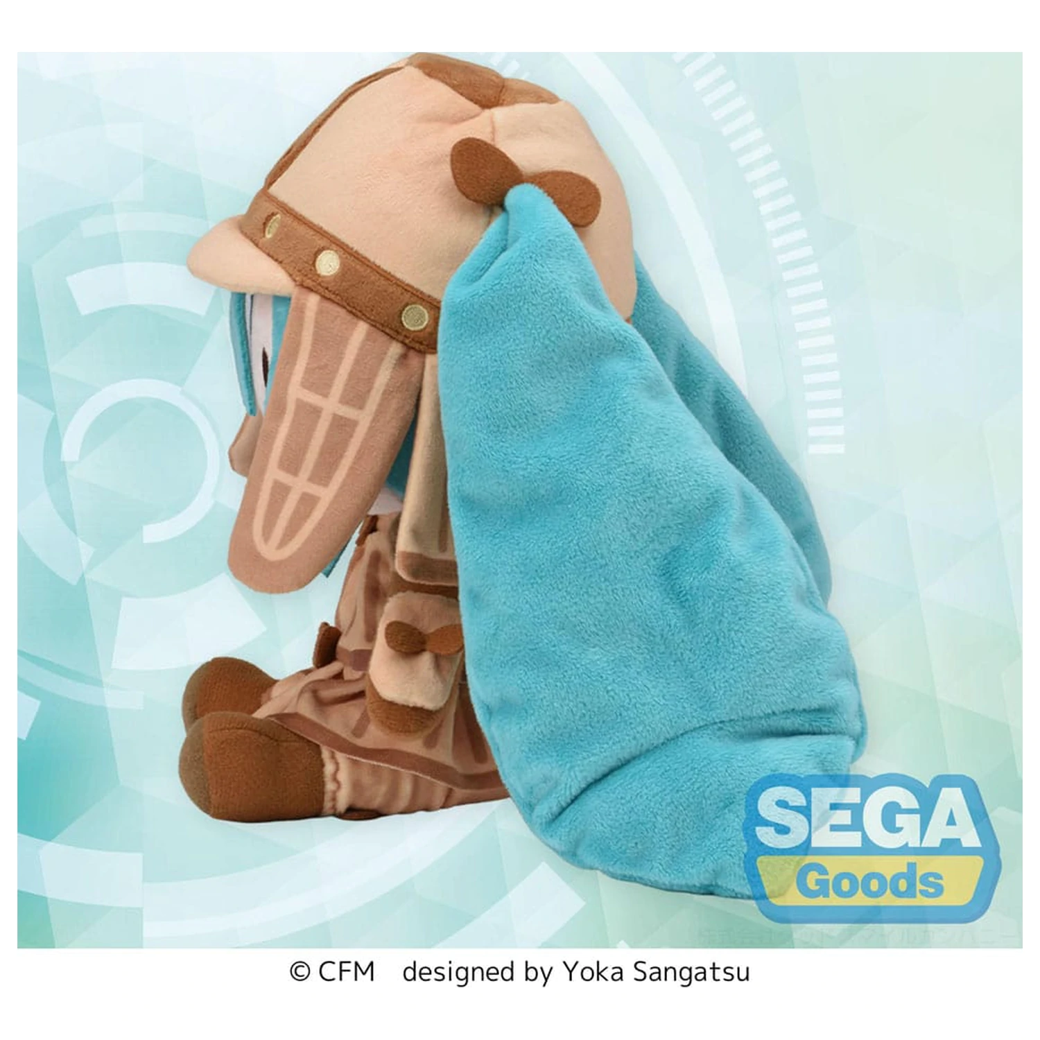 Character Vocal Series 01: Hatsune Miku Fuwa Petit Plush Figure Haniwa Miku M 20 cm     product photo