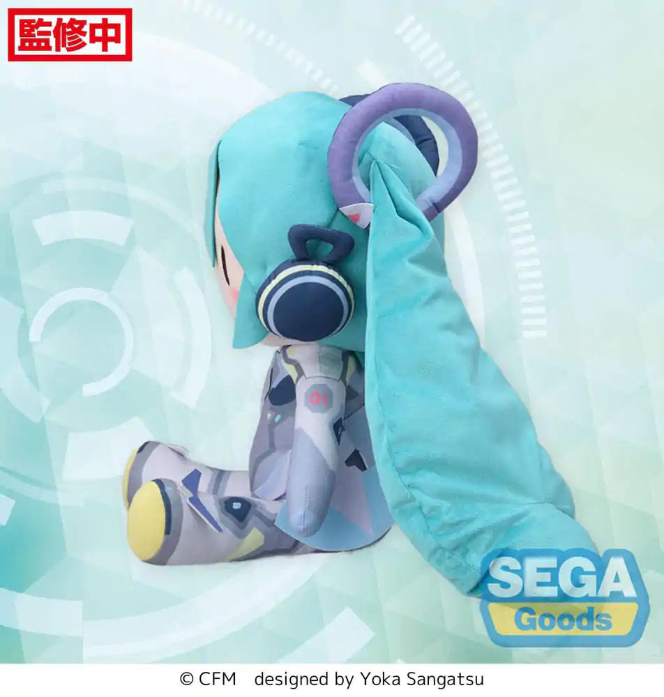 Character Vocal Series 01: Hatsune Miku Fuwa Petit Plush Figure Hatsune Miku Miku with You 2024 Ver. LL 40 cm product photo