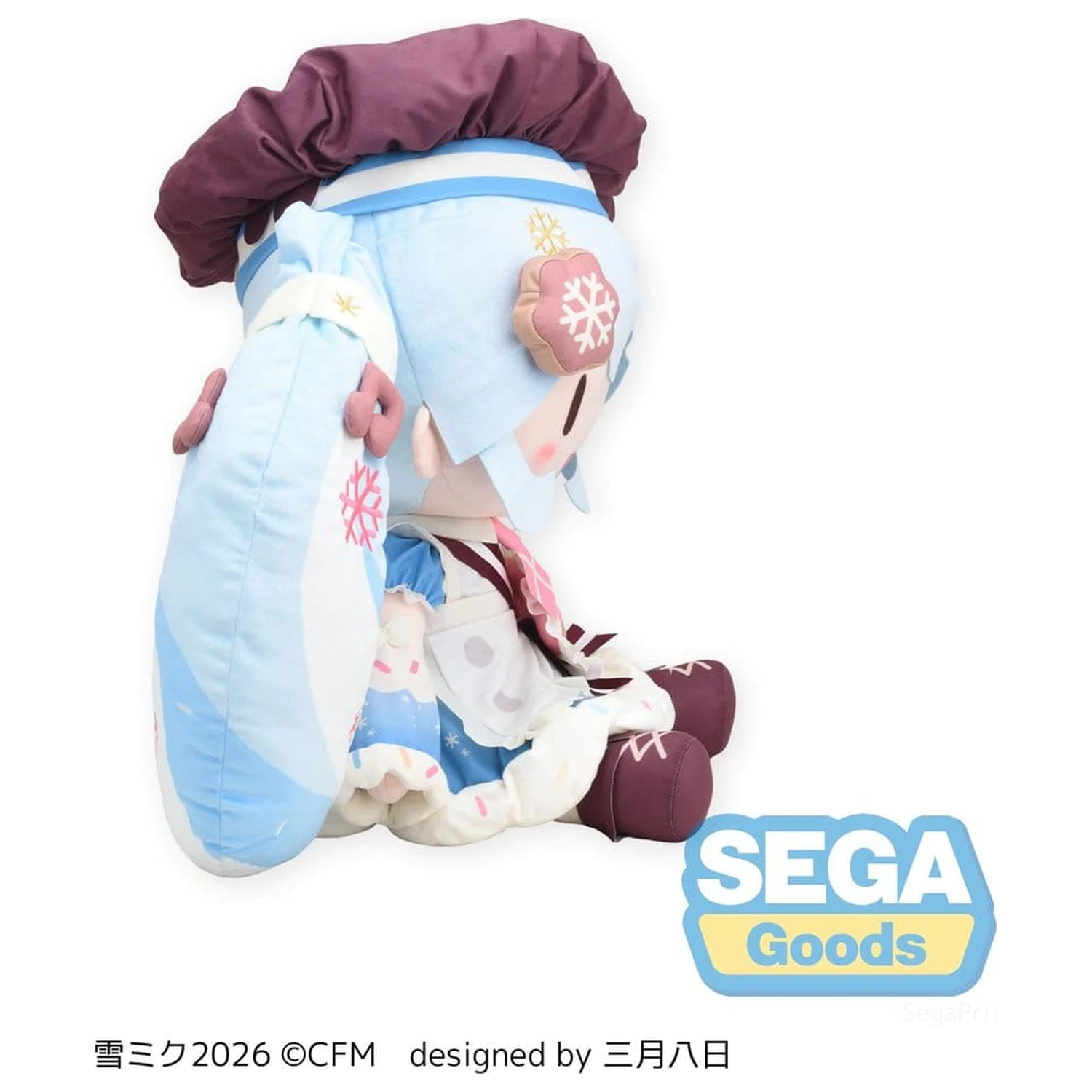 Character Vocal Series 01: Hatsune Miku Fuwa Petit Plush Figure Snow Miku 2026 Dodeka Jumbo 50 cm    product photo