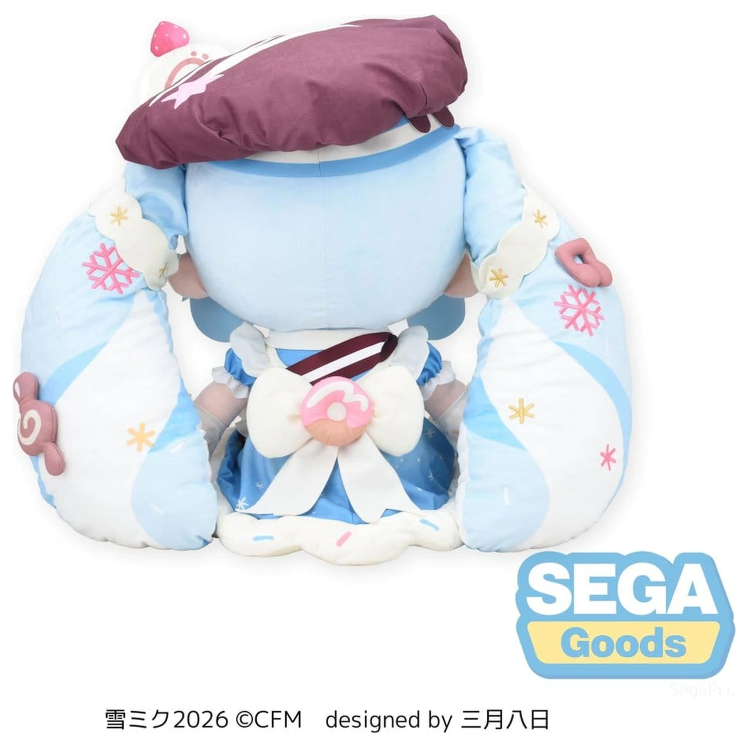 Character Vocal Series 01: Hatsune Miku Fuwa Petit Plush Figure Snow Miku 2026 Dodeka Jumbo 50 cm    product photo