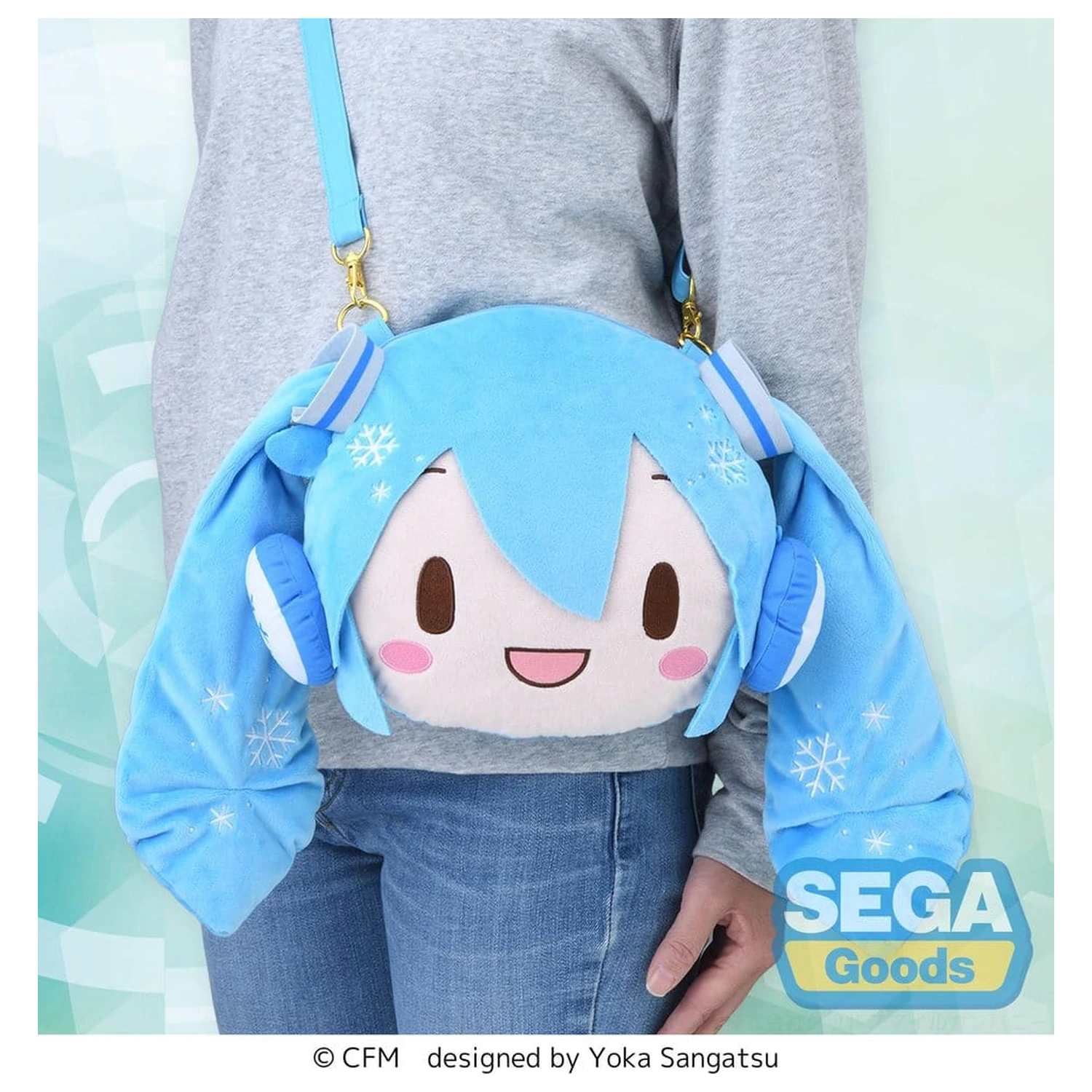 Character Vocal Series 01: Hatsune Miku Fuwa Petit Shoulder Bag Snow Miku product photo