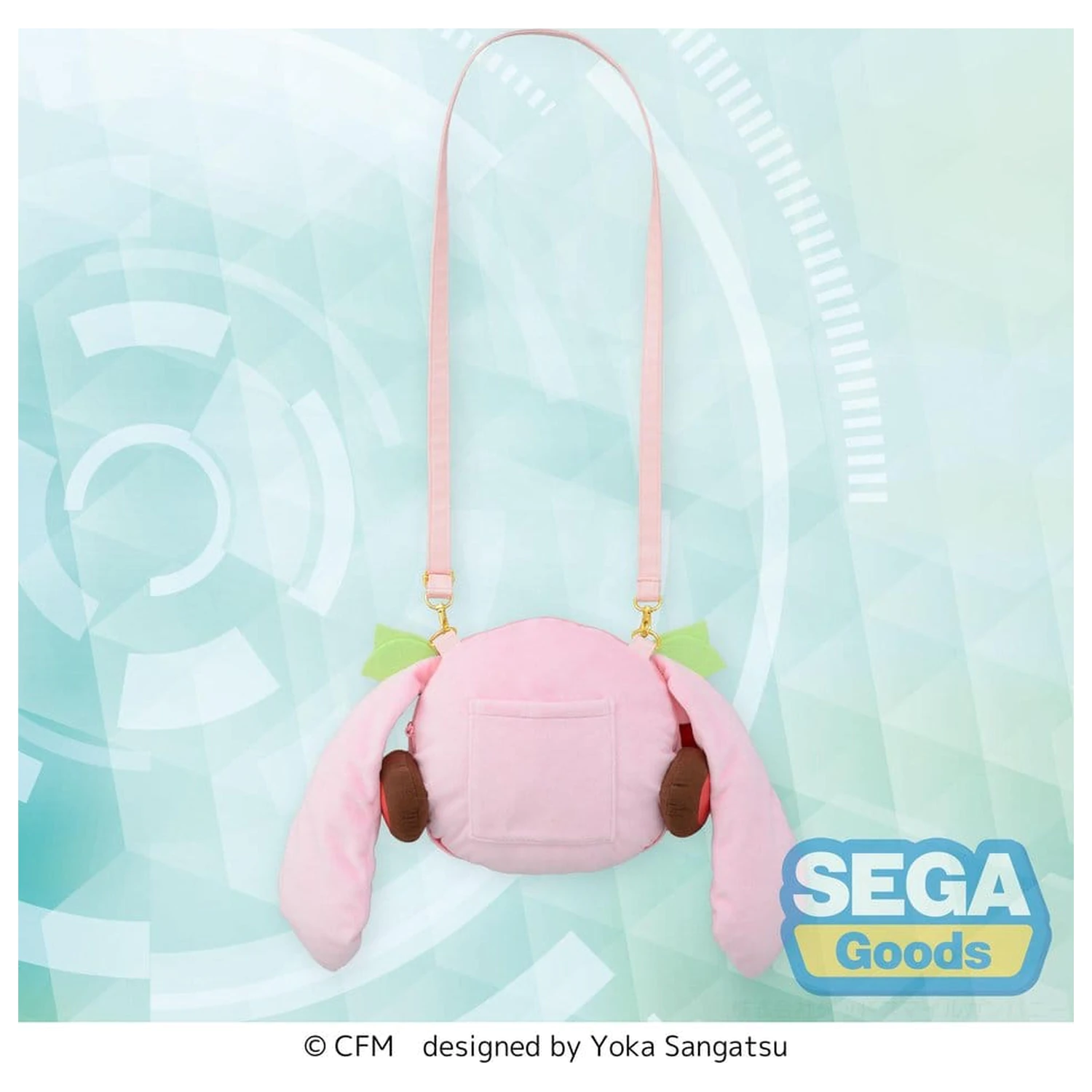 Character Vocal Series 01: Hatsune Miku fuwa petit Shoulder Bag Sakura Miku Face (M) product photo