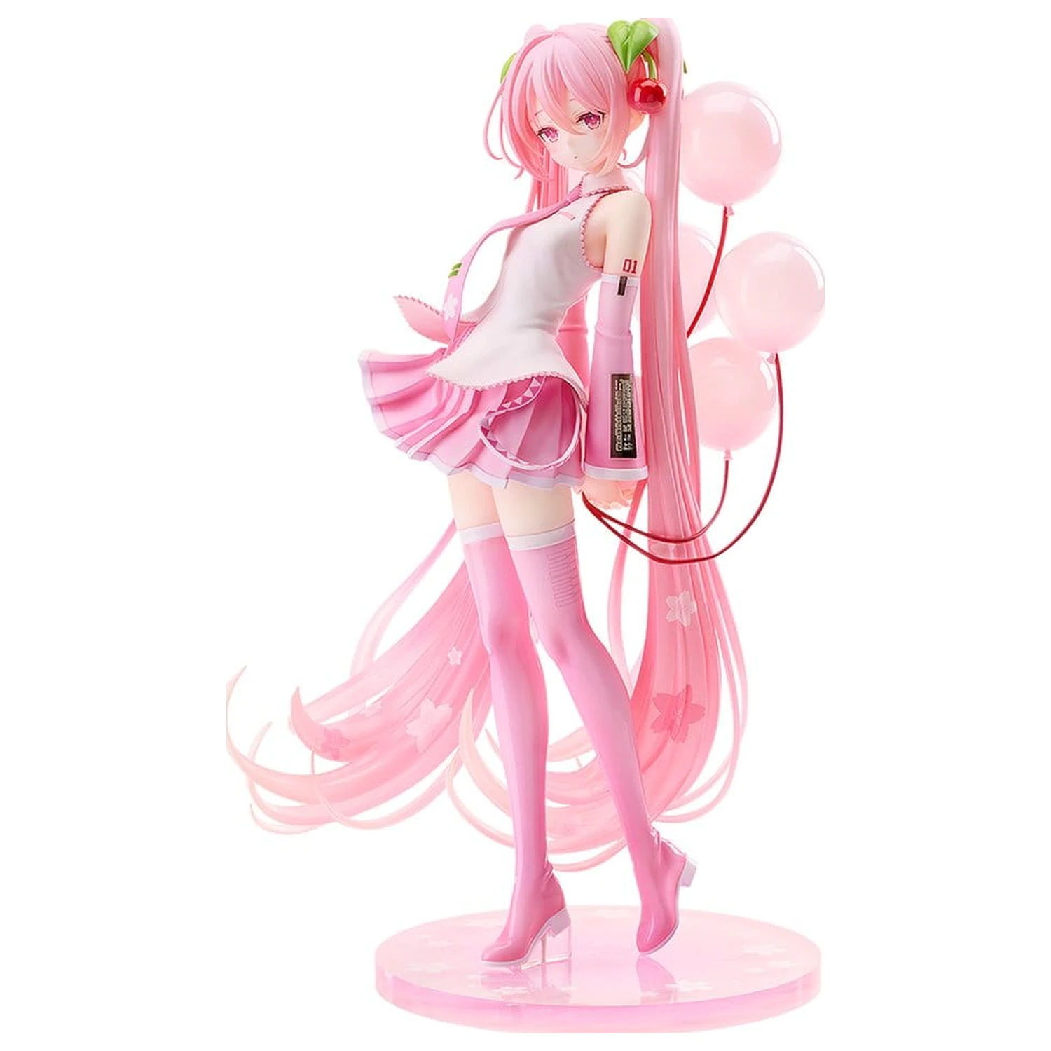 Character Vocal Series 01: Hatsune Miku G.S. Collection [SC] PVC Figure 1/7 Sakura Miku: GSC Illustration Contest Ver. 26 cm product photo