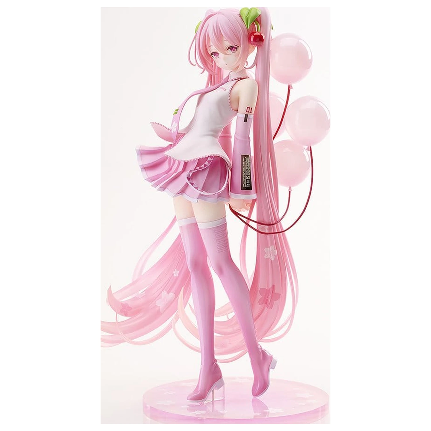 Character Vocal Series 01: Hatsune Miku G.S. Collection [SC] PVC Figure 1/7 Sakura Miku: GSC Illustration Contest Ver. 26 cm product photo