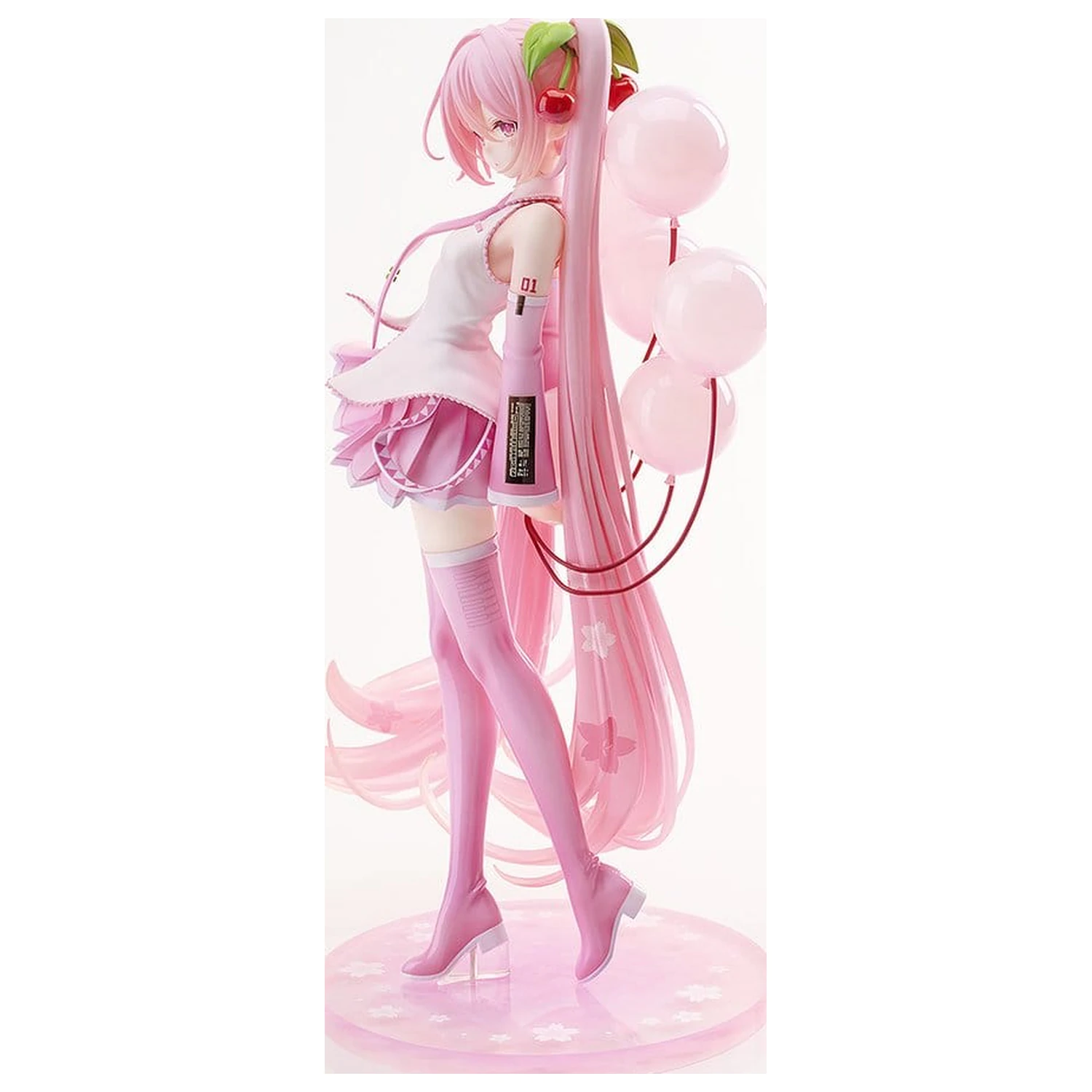 Character Vocal Series 01: Hatsune Miku G.S. Collection [SC] PVC Figure 1/7 Sakura Miku: GSC Illustration Contest Ver. 26 cm product photo