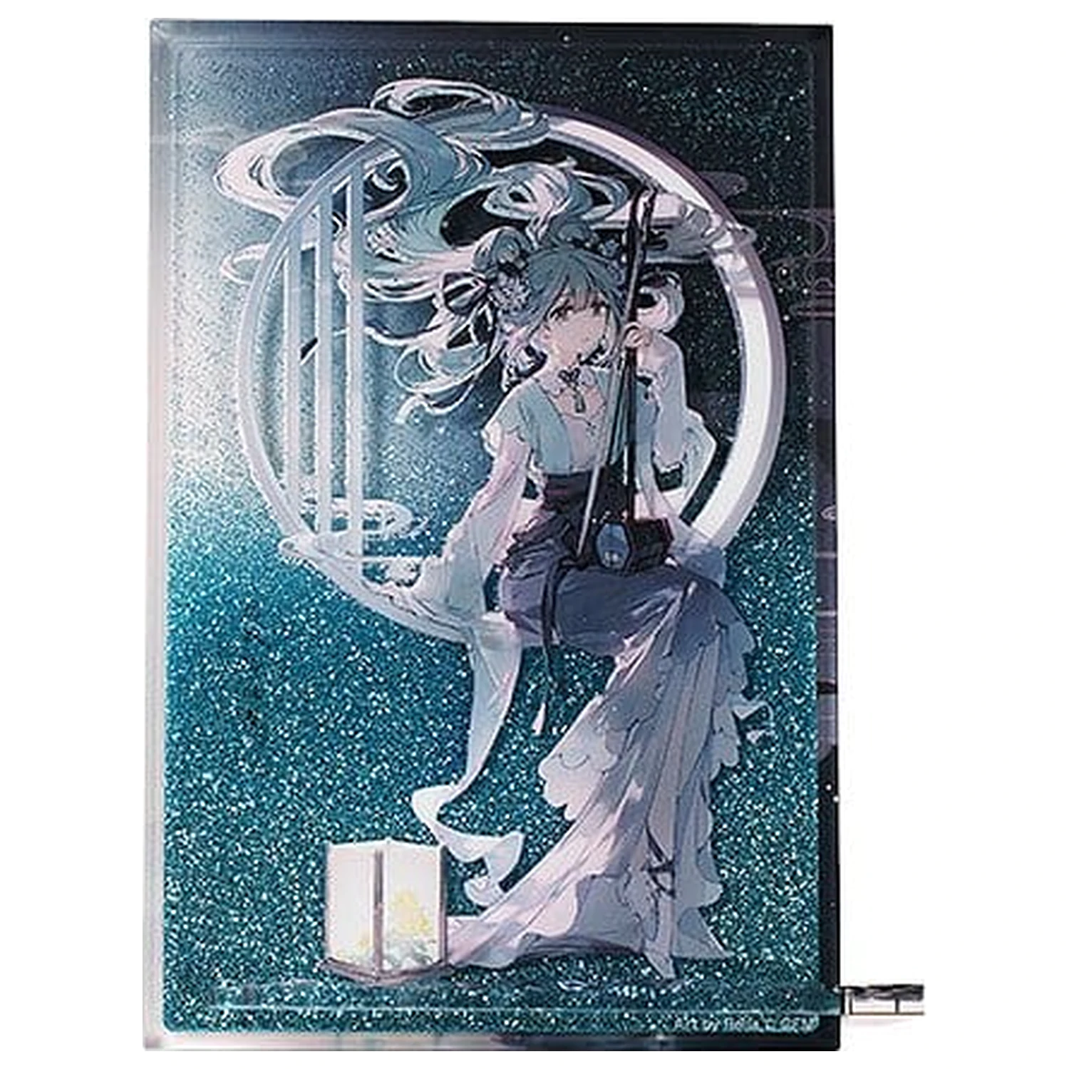 Character Vocal Series 01: Hatsune Miku Glitter Acrylic Block Hatsune Miku Han Gong Qiu Yue Ver. 15 cm    product photo