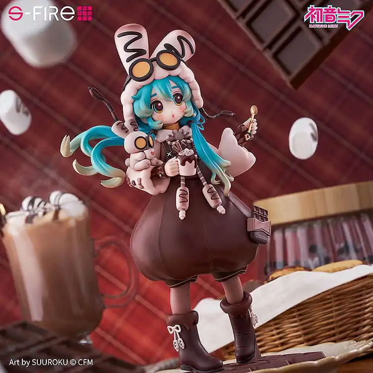 Character Vocal Series 01: Hatsune Miku PVC Statue Hatsune Miku Marshmallow Hot Cocoa 22 cm product photo