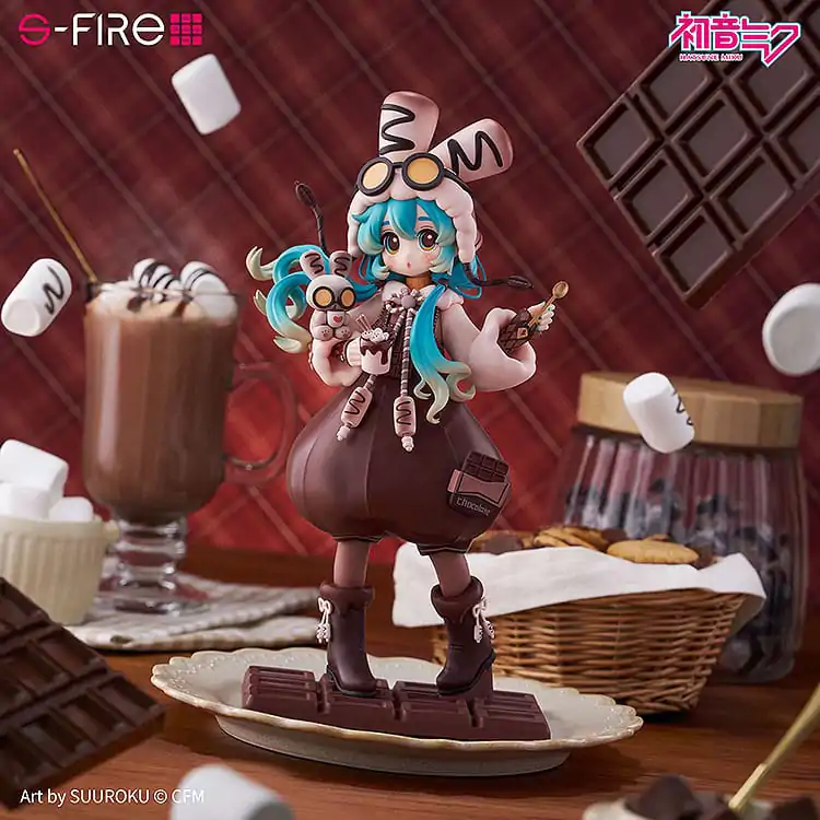 Character Vocal Series 01: Hatsune Miku PVC Statue Hatsune Miku Marshmallow Hot Cocoa 22 cm product photo