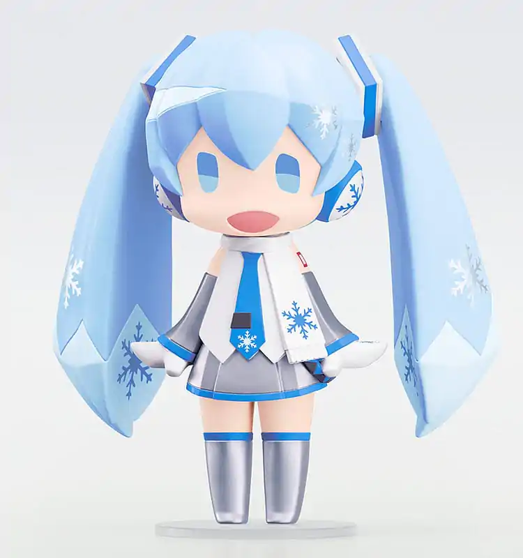 Character Vocal Series 01: Hatsune Miku HELLO! GOOD SMILE Action Figure Snow Miku 10 cm termékfotó