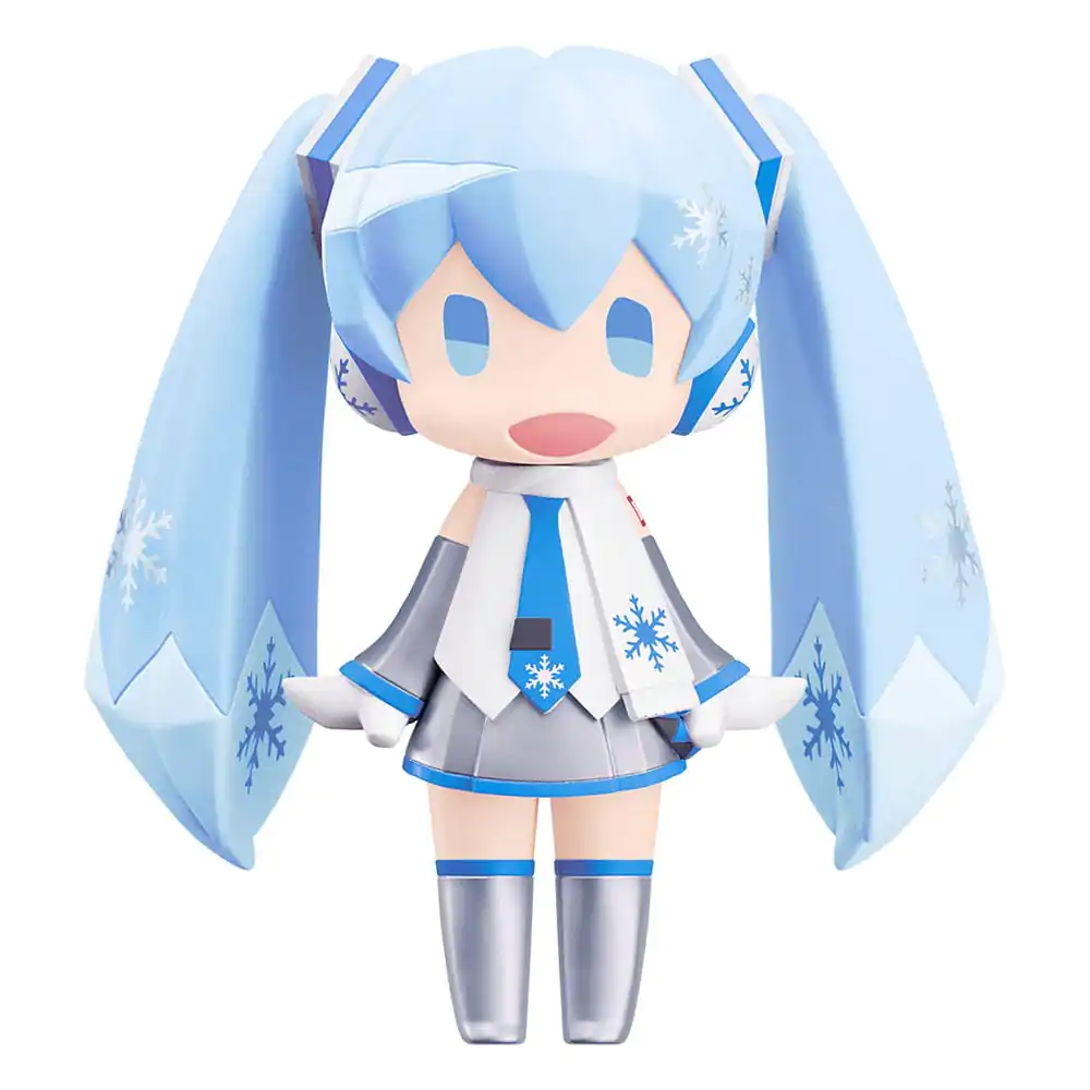 Character Vocal Series 01: Hatsune Miku HELLO! GOOD SMILE Action Figure Snow Miku 10 cm termékfotó