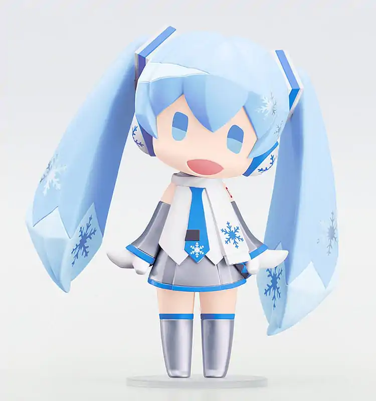 Character Vocal Series 01: Hatsune Miku HELLO! GOOD SMILE Action Figure Snow Miku 10 cm termékfotó