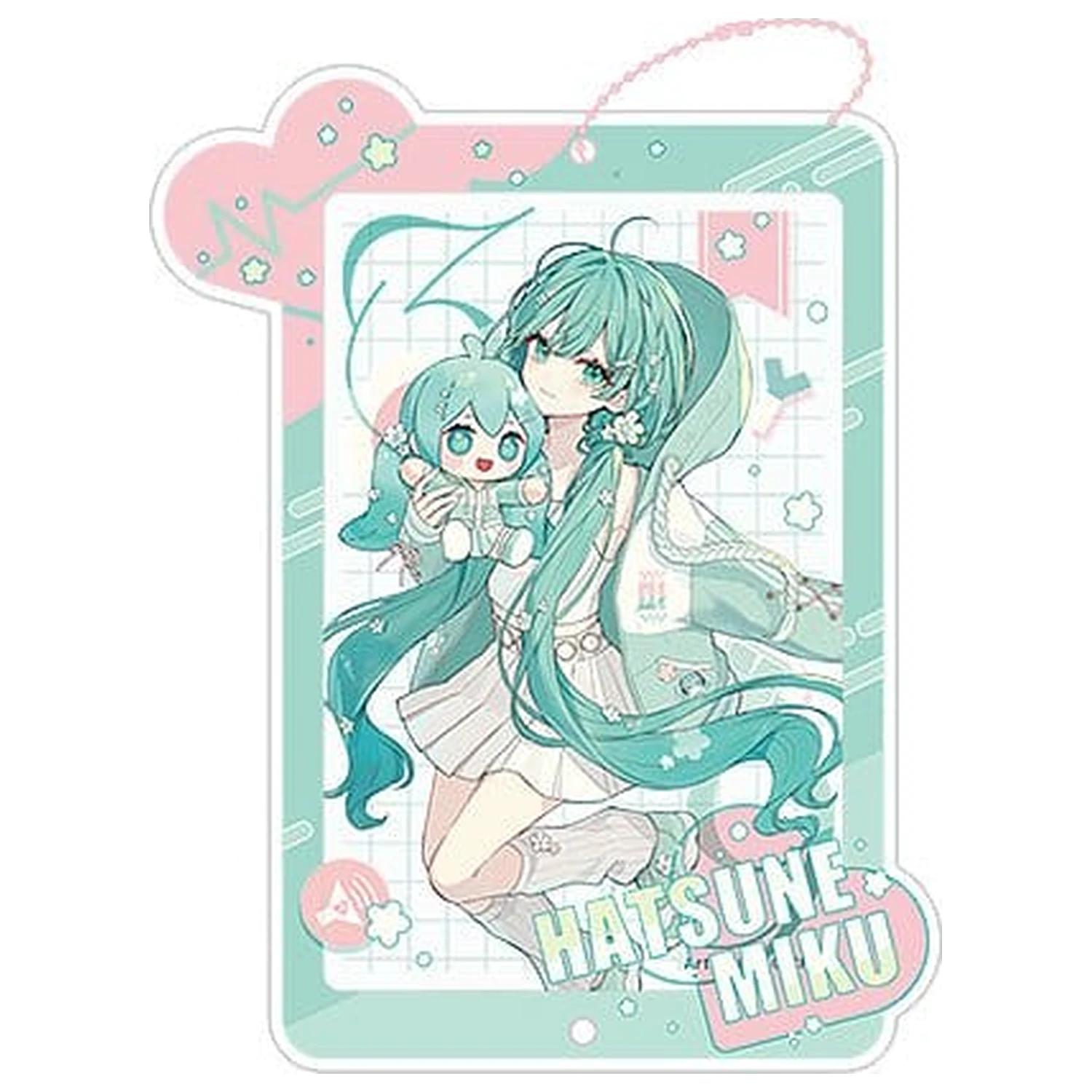 Character Vocal Series 01: Hatsune Miku Miku Hug Series Photo Frame Set: Flower Ver. 15 cm product photo