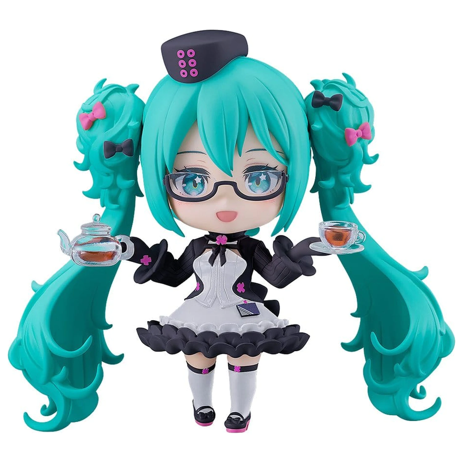 Character Vocal Series 01: Hatsune Miku Nendoroid Action Figure Hatsune Miku: Glasses x Café Ver. 10 cm product photo