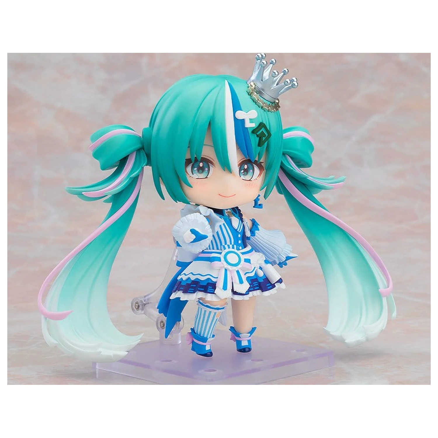 Character Vocal Series 01: Hatsune Miku PVC Statue Nendoroid Lawson's 50th anniversary Special Live Ver. 10 cm product photo
