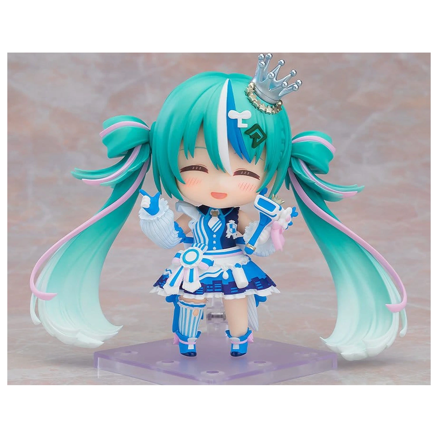 Character Vocal Series 01: Hatsune Miku PVC Statue Nendoroid Lawson's 50th anniversary Special Live Ver. 10 cm product photo