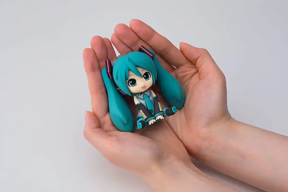 Character Vocal Series 01: Hatsune Miku Piapro Characters Rubber Mascot Nendroid Plus Mini Figure Hatsune Miku 8 cm product photo
