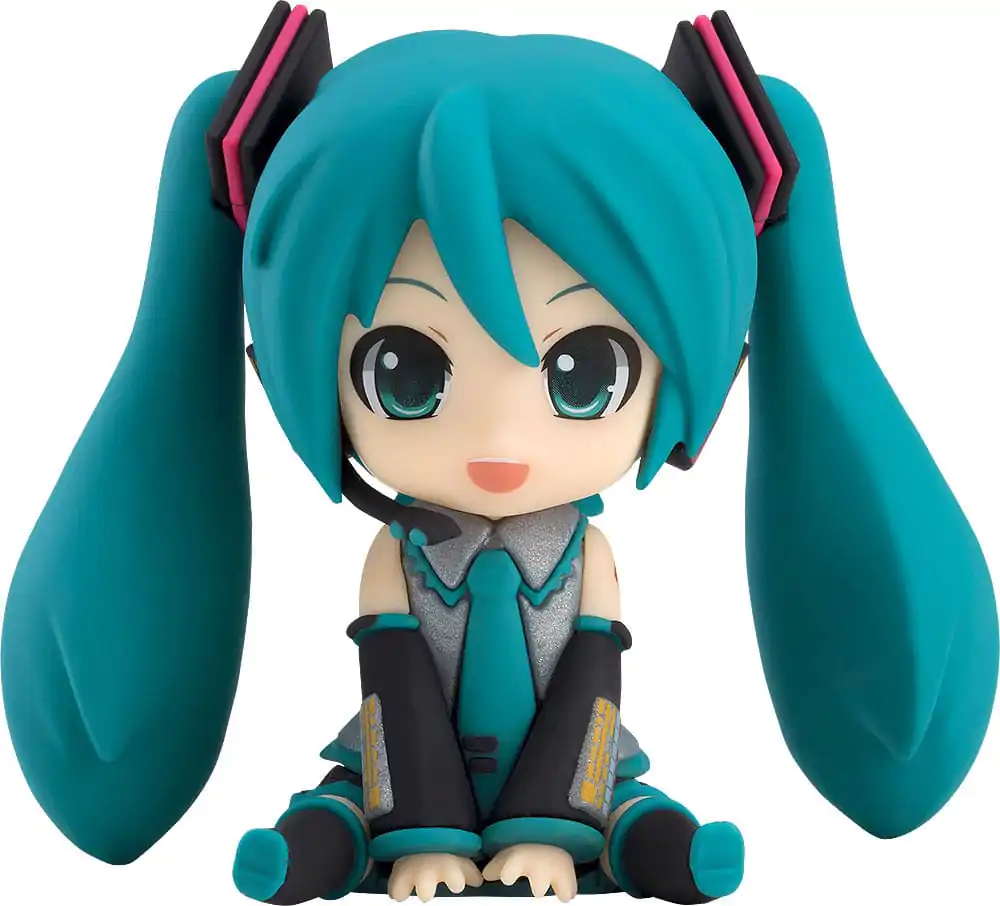 Character Vocal Series 01: Hatsune Miku Piapro Characters Rubber Mascot Nendroid Plus Mini Figure Hatsune Miku 8 cm product photo