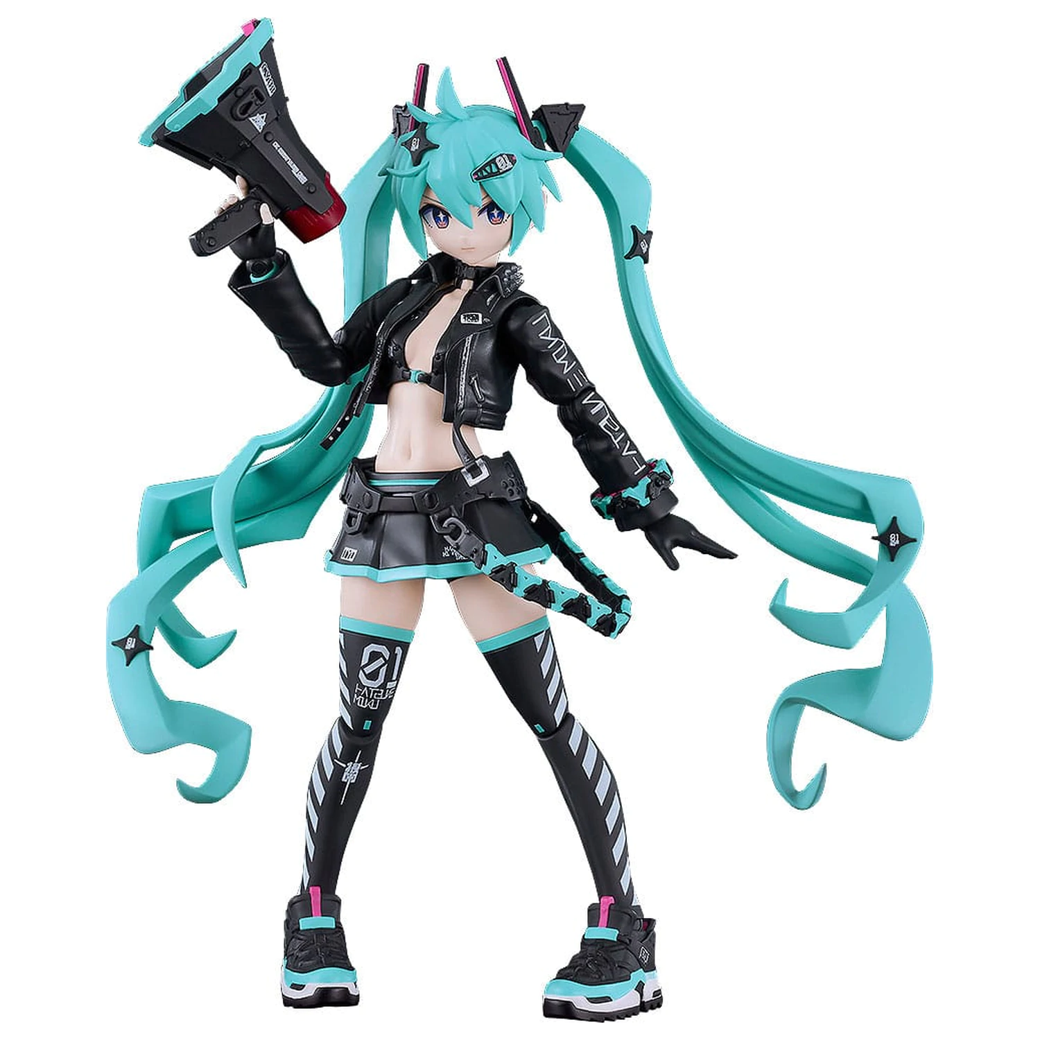 Character Vocal Series 01: Hatsune Miku Plamatea Plastic Model Kit Hatsune Miku: Chuocho Tactical Craft Ver. 15 cm product photo