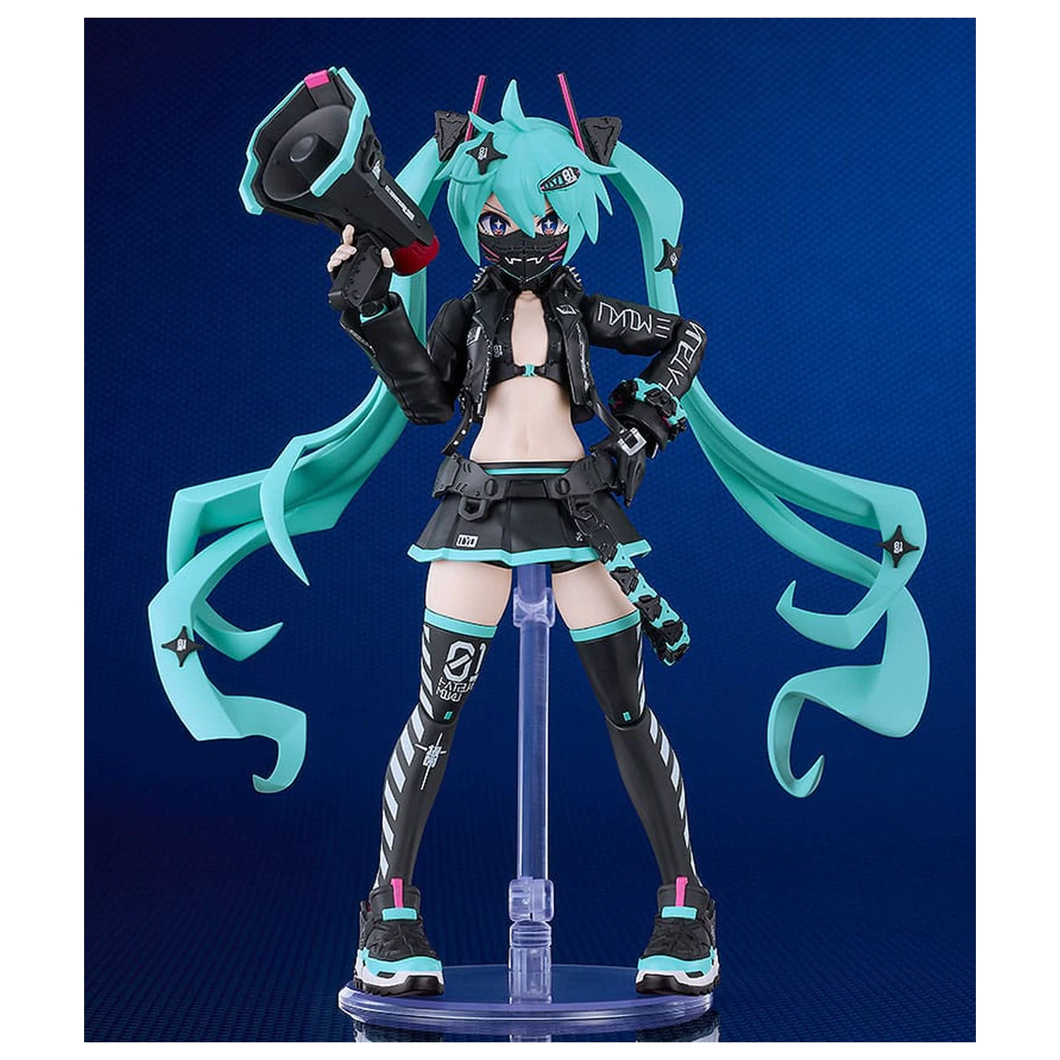 Character Vocal Series 01: Hatsune Miku Plamatea Plastic Model Kit Hatsune Miku: Chuocho Tactical Craft Ver. 15 cm product photo
