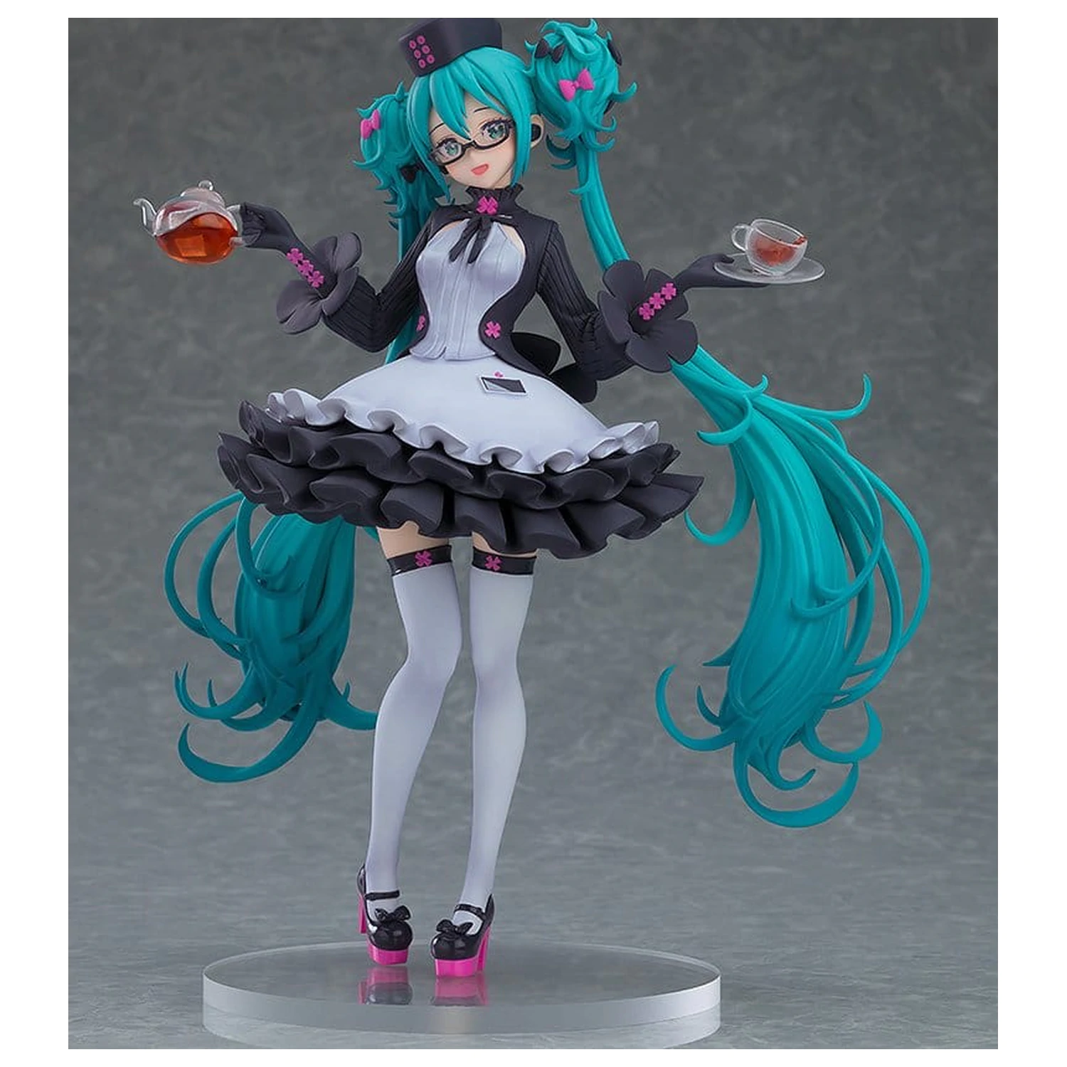 Character Vocal Series 01: Hatsune Miku Pop Up Parade Hatsune Miku: Glasses x Café Ver. 18 cm product photo