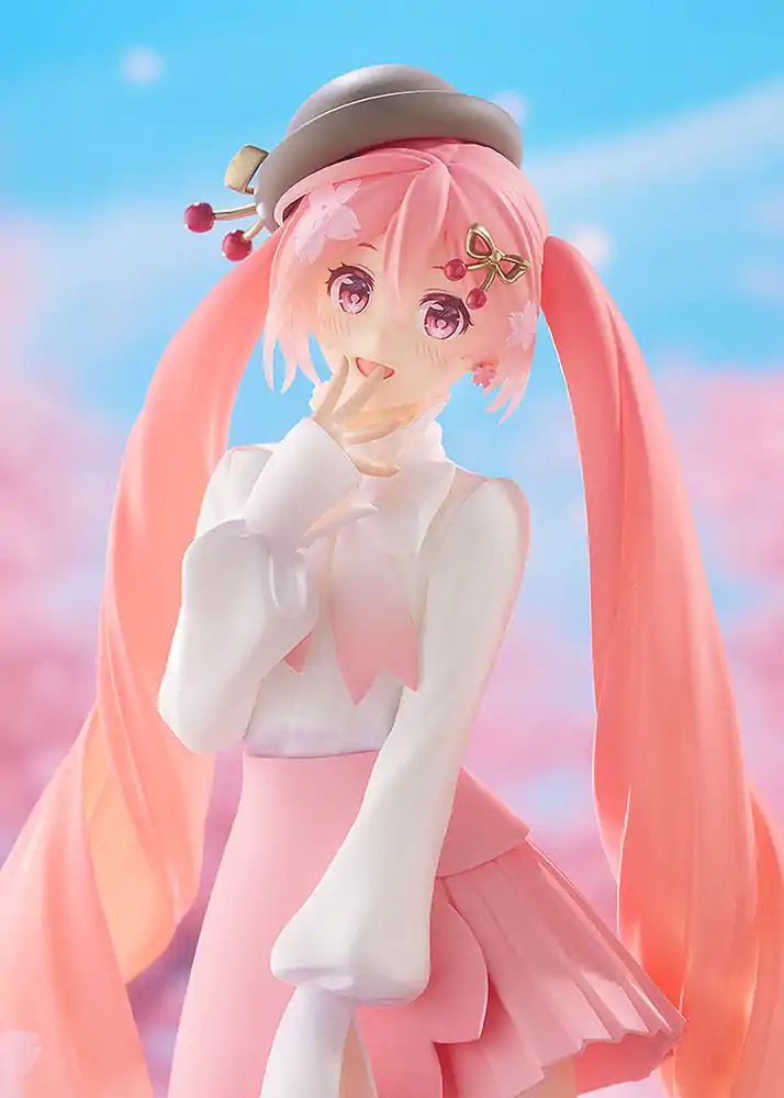 Character Vocal Series 01: Hatsune Miku Pop Up Parade PVC Statue Sakura Miku: Hanami Outfit Ver. 23 cm product photo