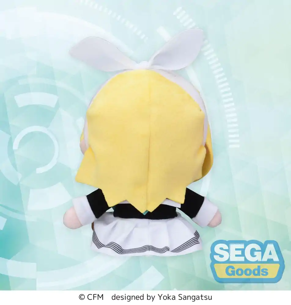 Character Vocal Series 02: Kagamine Rin/Len Fuwa Petit Mini Plush Figure Kagamine Rin Uniform Ver. (EX) 16 cm termékfotó