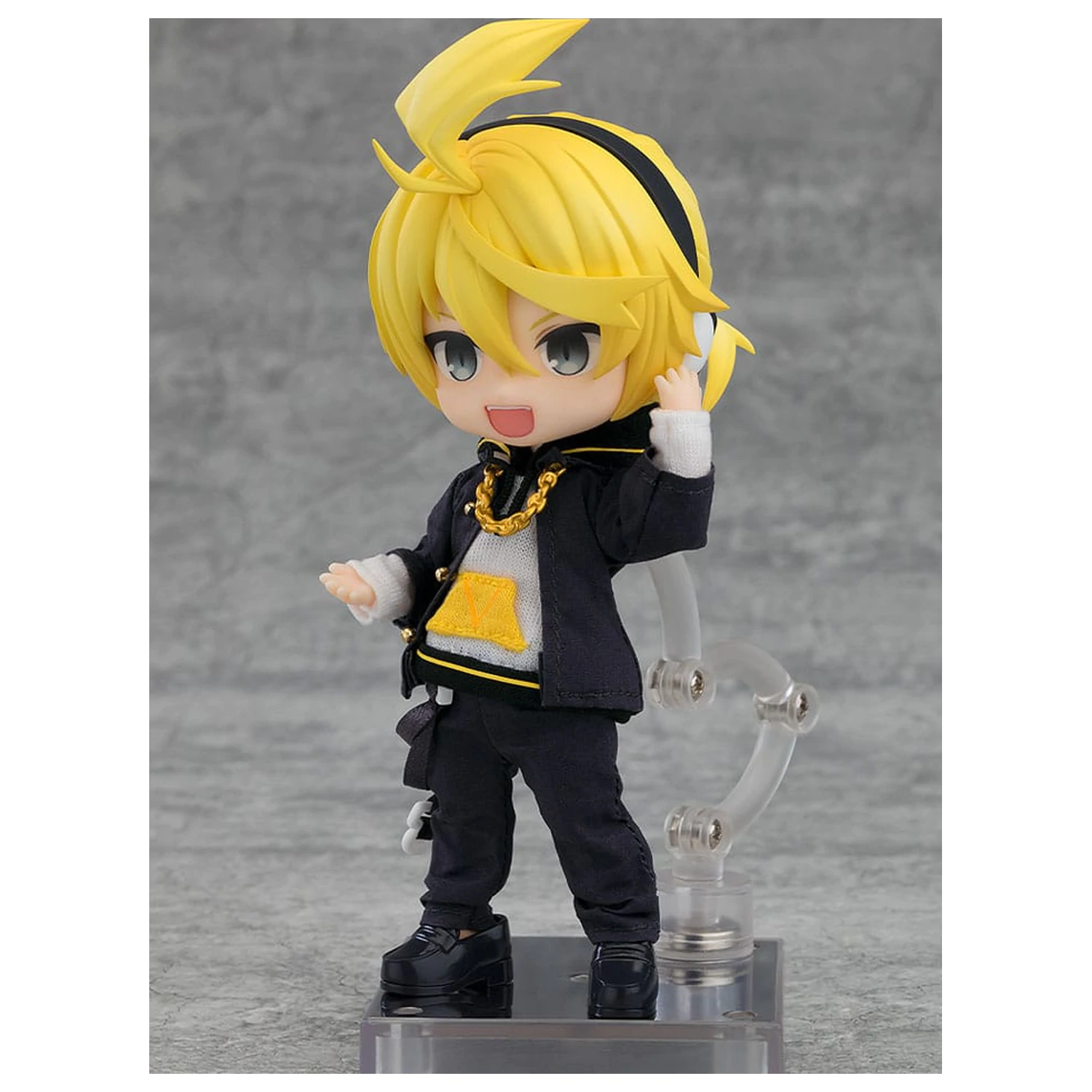 Character Vocal Series 02 Nendoroid Doll Action Figure Kagamine Len Bring it on Ver. 14 cm product photo