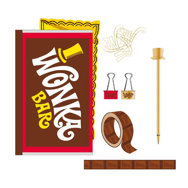Charlie and the Chocolate Factory Willy Wonka Stationery set product photo